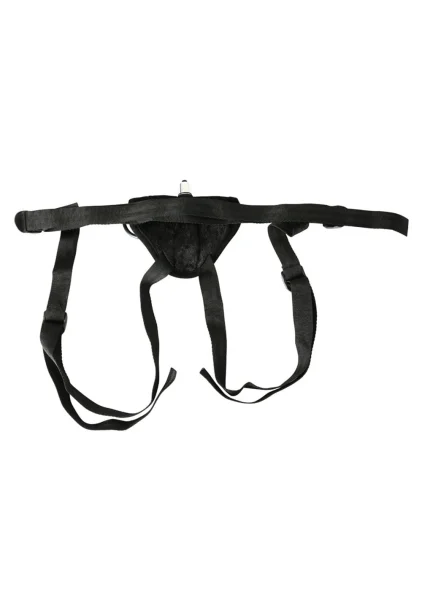 Vibrating Velvet Harness