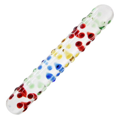 Smooth Nubby Glass G Spot Dildo