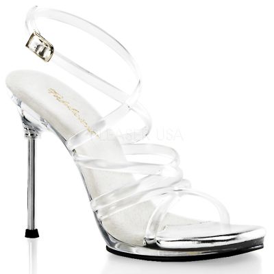 4 1 2 inches Heel 1 4 inches PF Criss Cross Ankle Strap Sandal