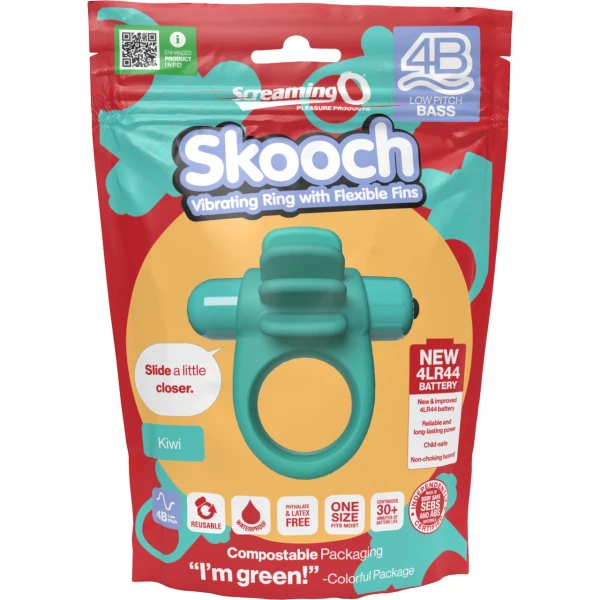 4B Skooch Vibrating Ring with Flexible Fins