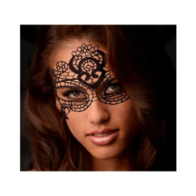 The Enchanted Lace Mask Black