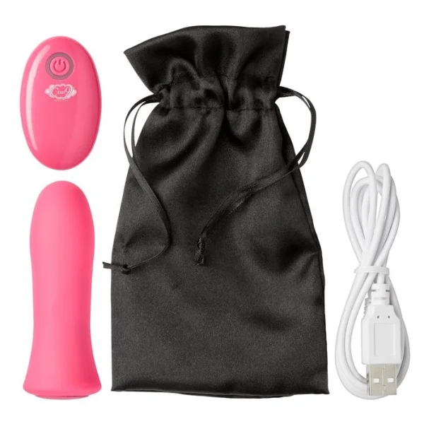 Cloud 9 Power Touch Rechargeable Wireless Bullet Vibrator With Remote Control - Pink