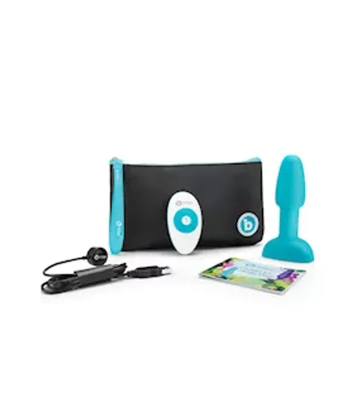 B-vibe Usb Rechargeable Petite Rimming Plug - Teal - 4.9 Inch — image 15 of 18