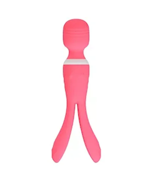 Triple Stimulation Wand Vibrator   - Pink — image 2 of 2
