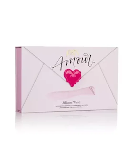 Amour Silicone Wand - Pink - 8 Inch