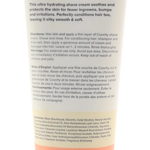 COOCHY Ultra Hydrating Gogo Coco Shave Cream - Mango Coconut 8.5 oz (250 mL)
