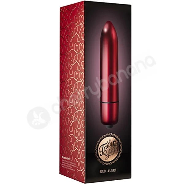 Rocks Off Truly Yours Red Alert 10 Speed Bullet Vibrator