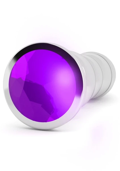 Rich R10 - Silver Plug - 4.9 Inch - Purple Sapphire