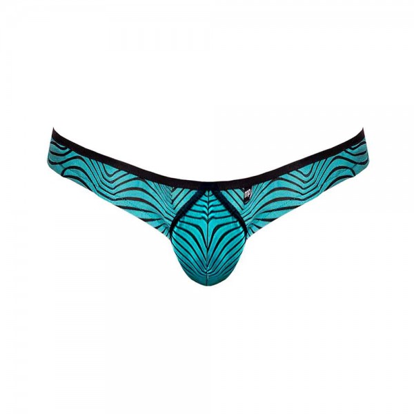 Male Power Tranquil Abyss Mini Thong Seafoam/black Lx