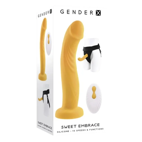 Gender X - Sweet Embrace - Vibrating Strap-On Dildo With Harness — image 9 of 9