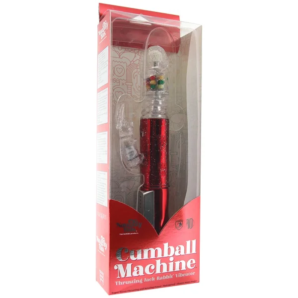 Calexotics Naughty Bits Cumball Machine Rabbit Vibrator