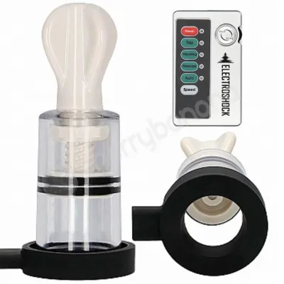 Electro Shock Nipple Twisters Transparent Nipple Suckers With E Stim