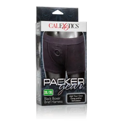 Packer Gear Black Boxer Brief Harness 2XL 3XL
