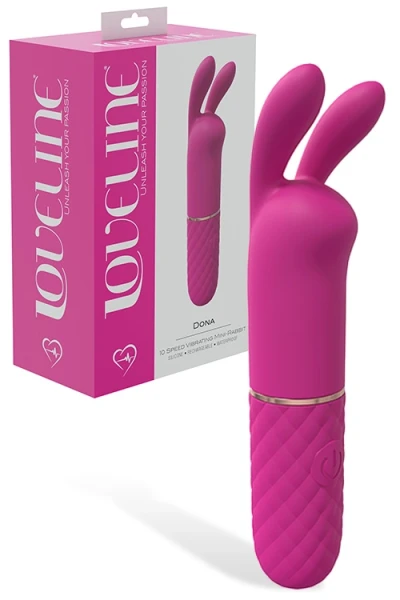 Shots Toys Dona 4.3" Mini Rabbit Clitoral Vibrator