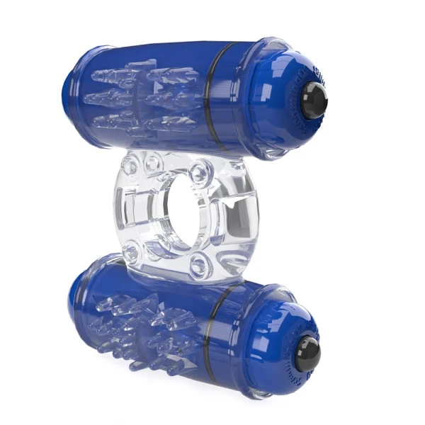 Screaming O 4T Double Wammy Vibrating Couples Cock Ring