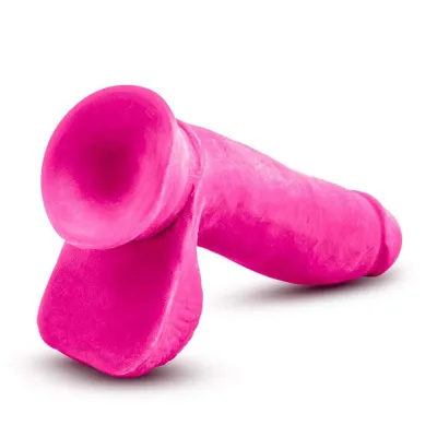 Au Natural Bold Pleaser 7 Inch Dildo Pink