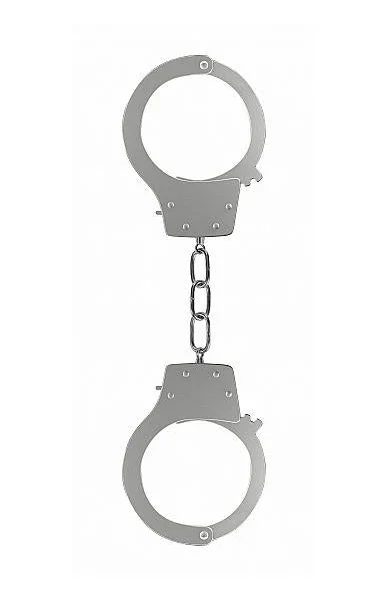 Ouch Pleasure Handcuffs Metal