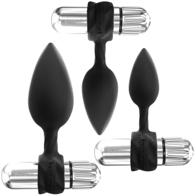Bathmate Anal Training Silicone Plugs Vibe Kit 4 Piece Set