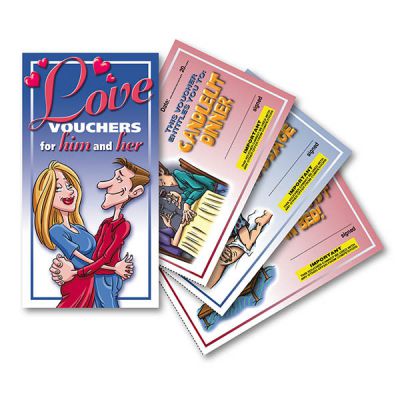 Love Vouchers for Him and Her Set of 10 Vouchers