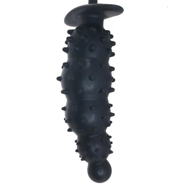 Ass Puffer Nubbed Inflatable Silicone Anal Plug — image 21 of 22