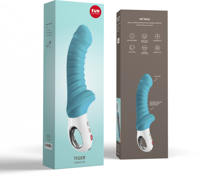 8.5" Tiger G-Spot Vibrator
