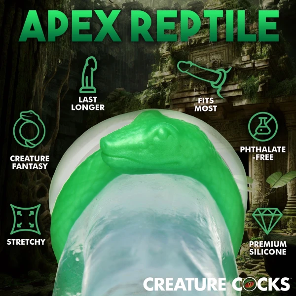 Serpentine Silicone Cock Ring