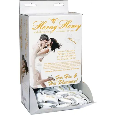 Horny Honey Stimulating Arousal Gel 144 Piece Display 2 Cc Pillow Packs