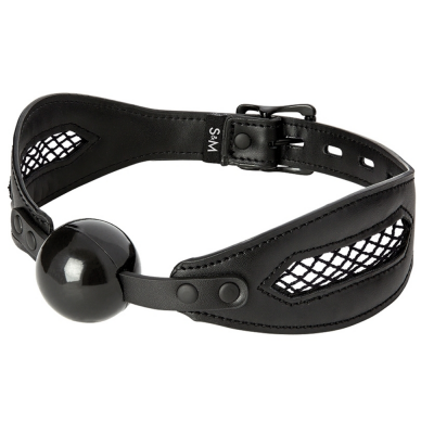 Sportsheets S M Fishnet Ball Gag