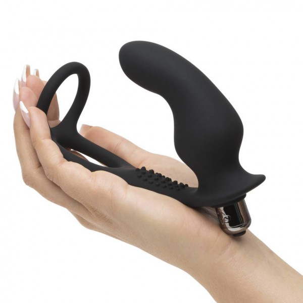 Rocks Off Ro-Zen Pro Twin Cock Ring with 10 Function Rechargeable Butt Plug