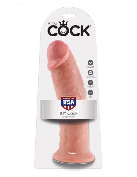 King Cock 10 Inch Suction Cup Cock