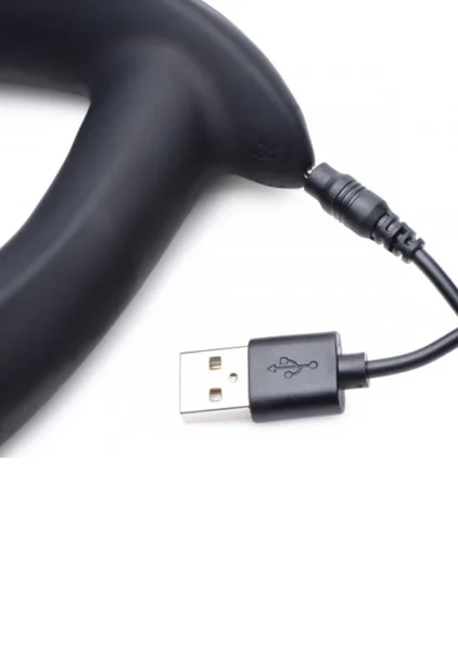 E-Stim Pro Silicone Prostate Vibe with Remote