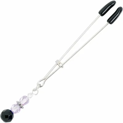 Spartacus Beaded Tweezer Clit Clamp Purple