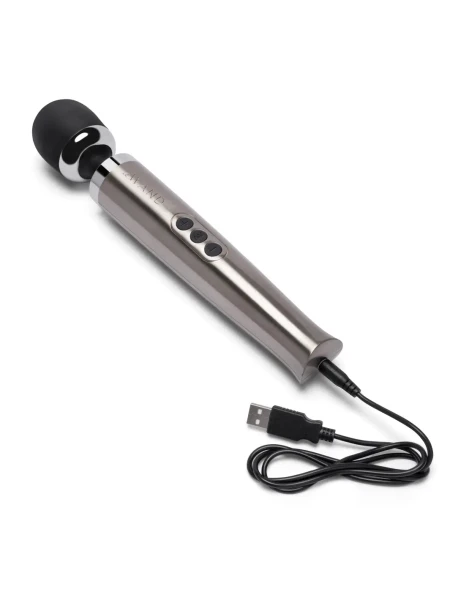 Le Wand Die Cast Rechargeable Vibrating Body Massager - Silver