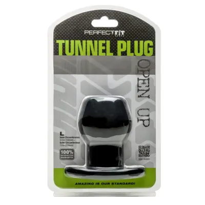 Perfect Fit Tunnel Plug Black Large
