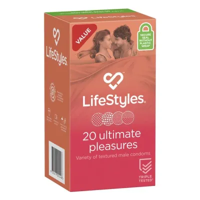 LifeStyles Ultimate Pleasure Condoms 20s
