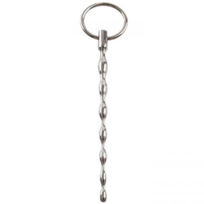 Torment Stainless Steel Rippled Urethral Sound 13 5cm