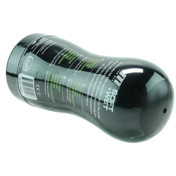 M for Men - Soft and Wet - Pussy With Pleasure Ridges - Self Lubricating Stroker Cup - Vanilla
