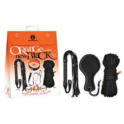 Orange Is The New Black Kit 3 50 Lashes Slave Bondage Kit 3 Piece Set