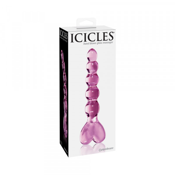 Icicles No 43 Pink Glass Beaded Massager