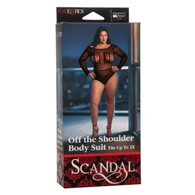Scandal Plus Size Off The Shoulder Body Suit