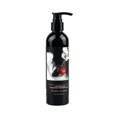 Earthly Body Edible Massage Lotion Cherry 8 Oz