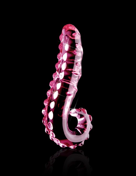 4.5" Studded Glass Dildo