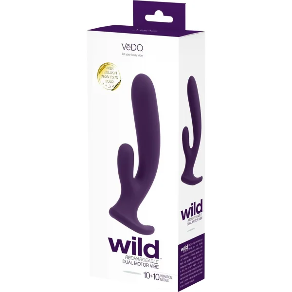 VeDO WILD Duo Rabbit Vibrator Purple
