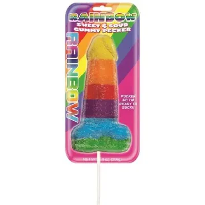Rainbow Sweet Sour Gummy Pecker