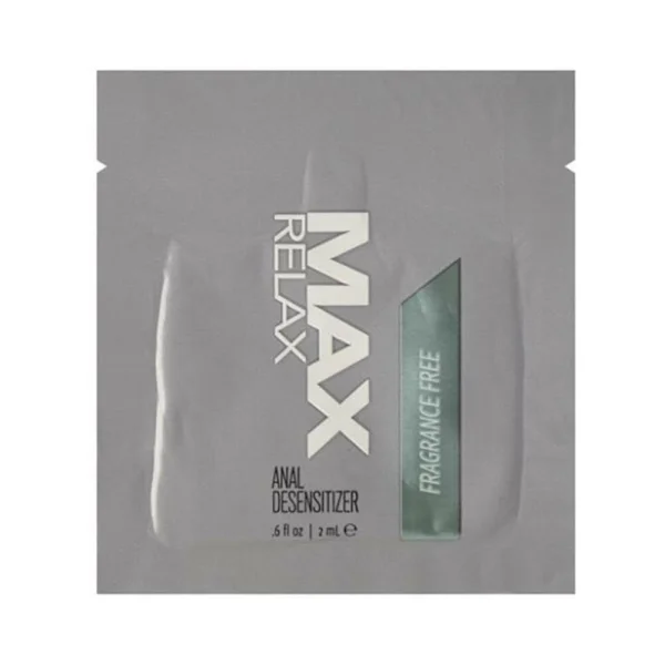 Max Relax Anal Desensitizer Foil 2 ml Pack Of 24