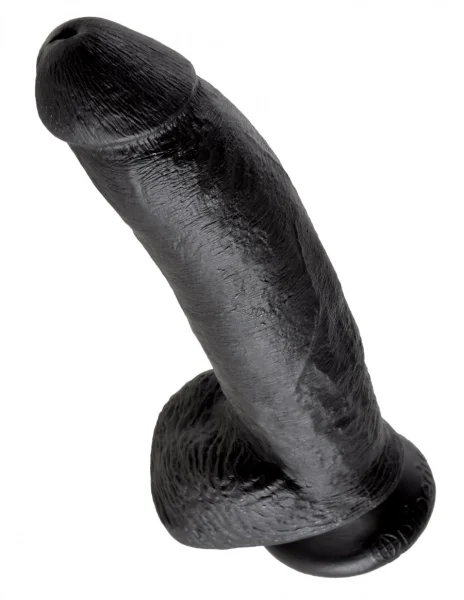 King Cock - 9" Cock w Balls Black — image 6 of 6