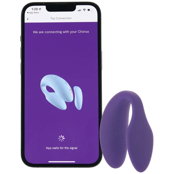 We-Vibe Sync Rechargeable Silicone Remote & App Controlled Couples Vibrator - Purple
