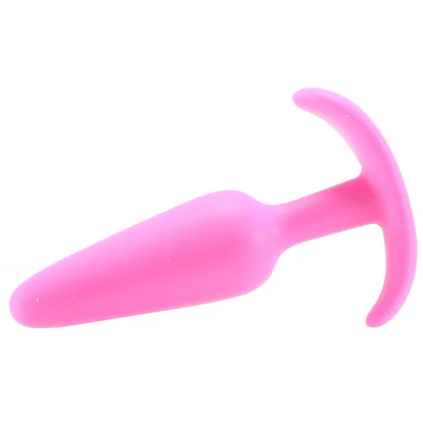 Mood Naughty Small Silicone Butt Plug by Doc Johnson - Pink