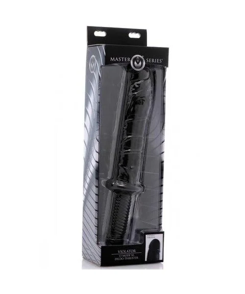 Extra-LARGE & THICK Vibrating Dildo Thruster - 14" LONG!