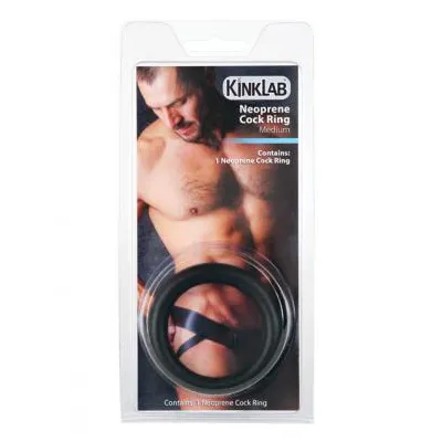 Kinklab thin neoprene cock ring 1 75in